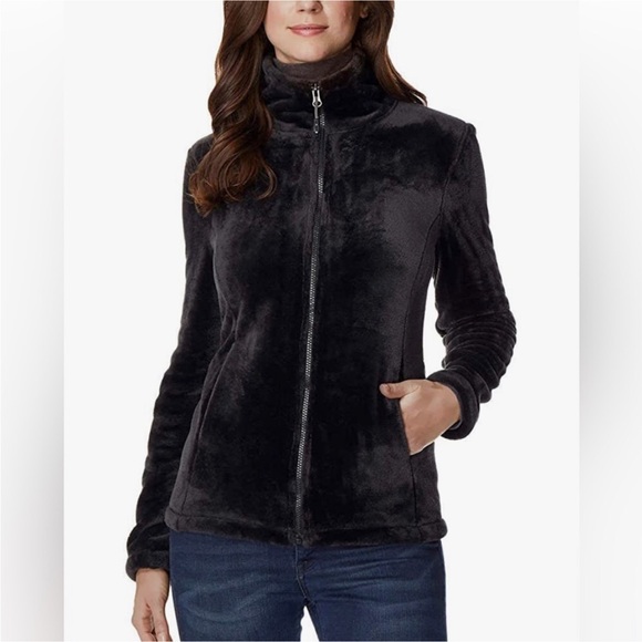 32 Degrees Plush Jacket Size S Black Full Zip NWT - Picture 2 of 14